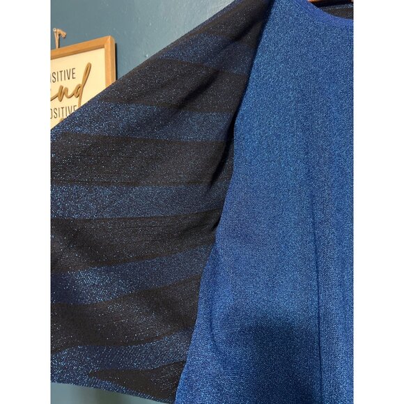 Alfred Dunner Metallic Cardigan Faux Set - Picture 5 of 7